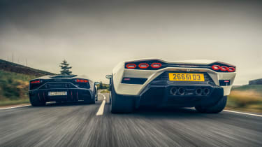 Lamborghini Aventador Ultimae and Lamborghini Countach